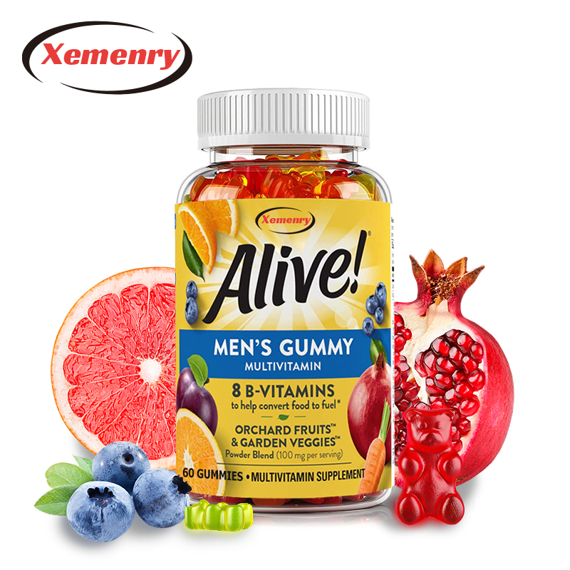 Multivitamin Gummy Adult - Gomitas multivitamínicas para hombres: promueven el