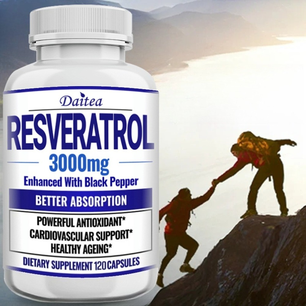 Resveratrol Capsule Anti Aging - Cápsulas de Suplemento de Resveratrol -