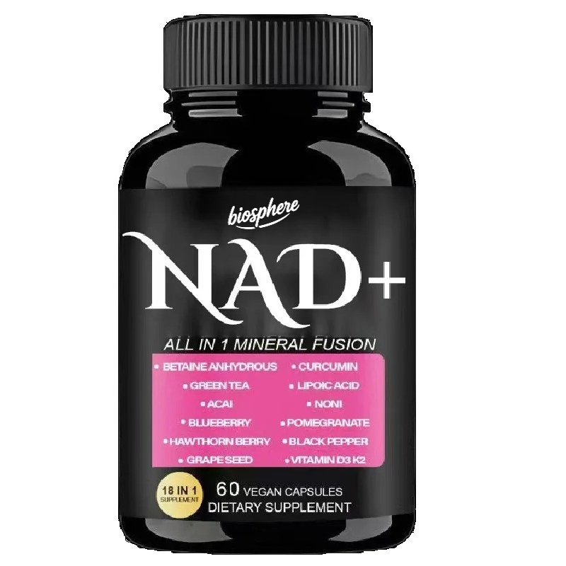 Resveratrol Capsule Anti Aging - Suplemento NAD con nicotinamida nucleósido que