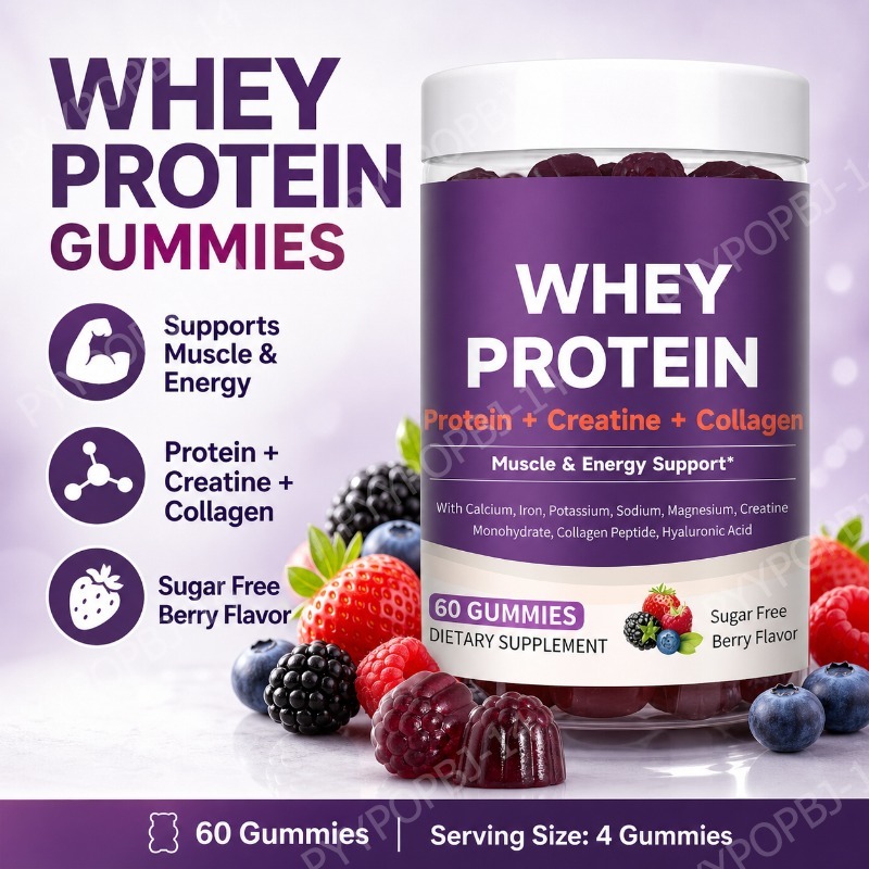 Nutrition Fitness Supplements - Gomitas de Proteína con Creatina y