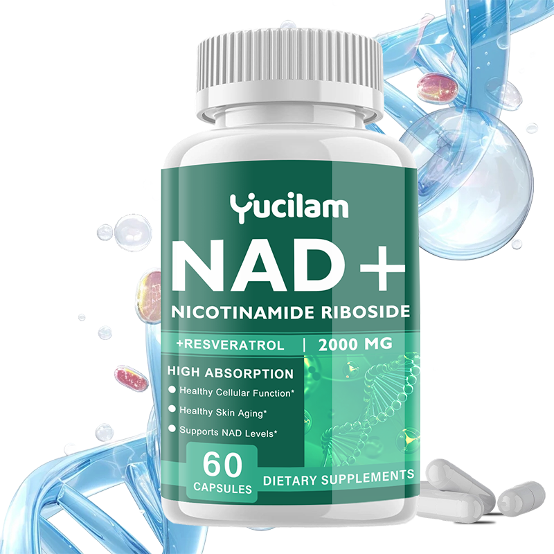 Resveratrol Capsule Anti Aging - Suplemento de resveratrol NAD+: antienvejecimiento, refuerzo