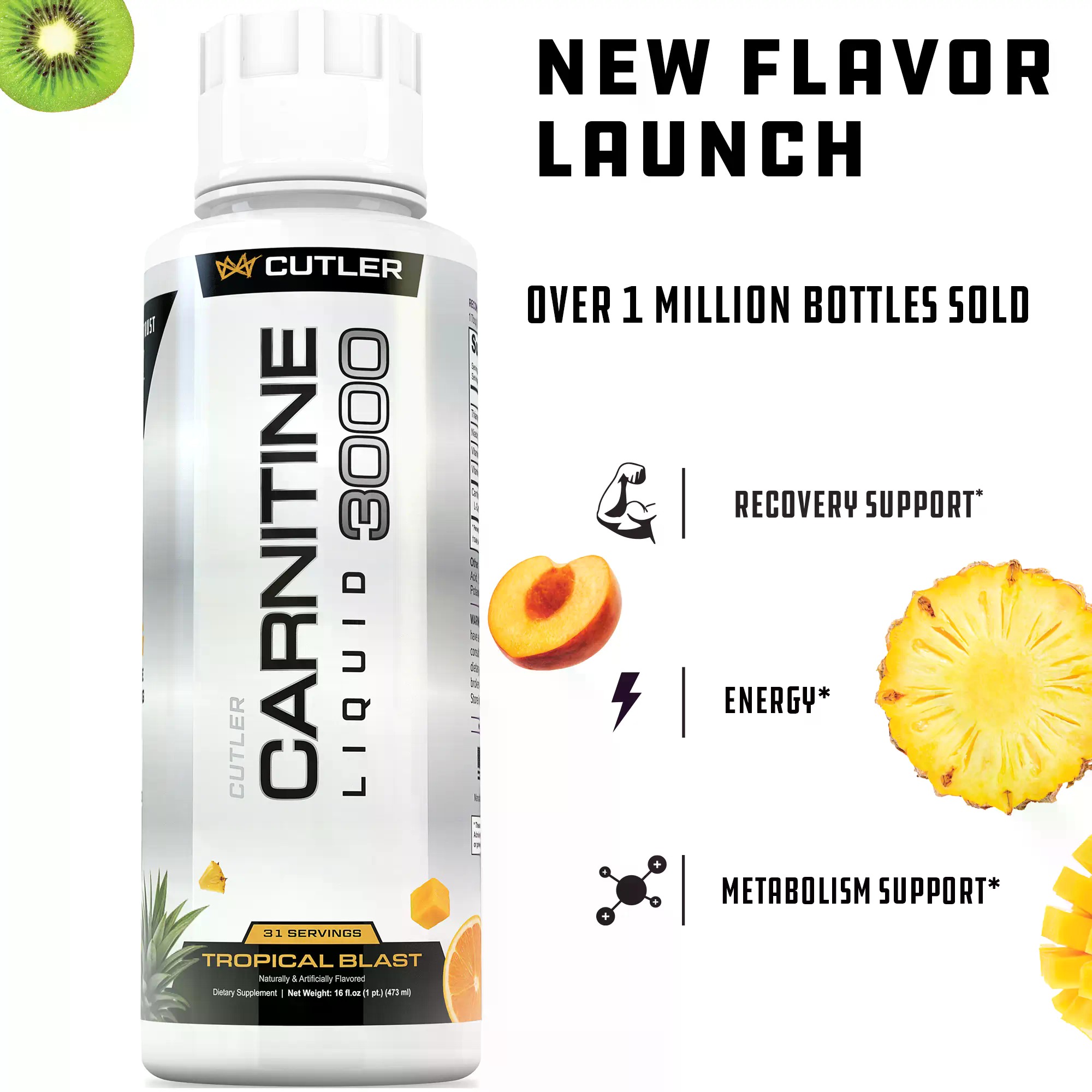 Cutler Nutrition Carnitina Líq - Nutrition Y Fitness reseña y precio