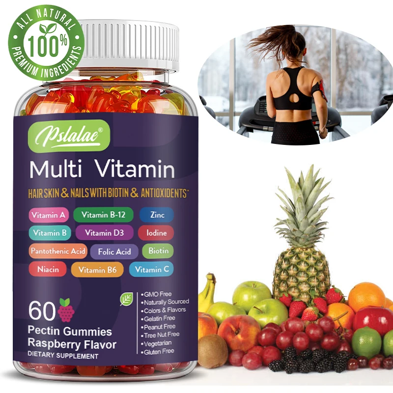 Gomitas multivitaminas - con v - Multivitamin Gummy Adult reseña y precio