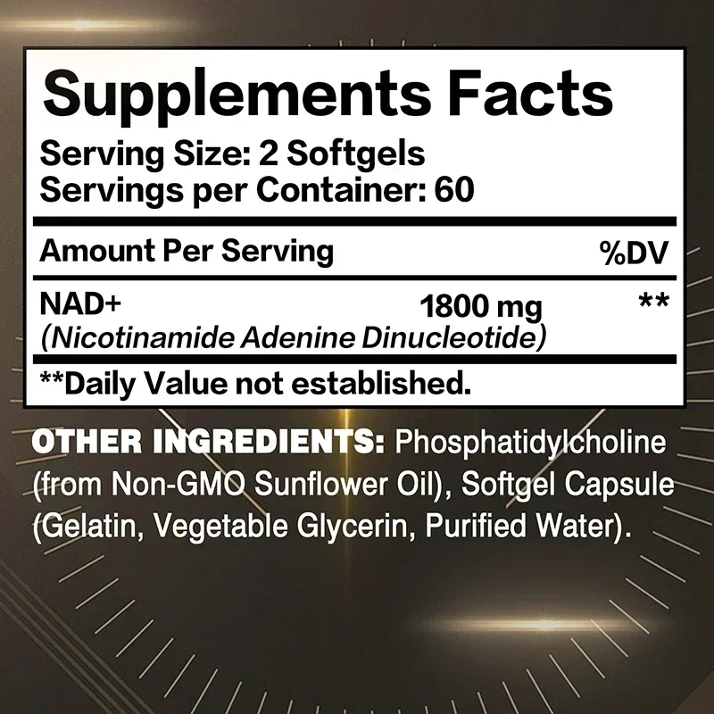 Suplemento Liposomal de NAD -  - Resveratrol Capsule Anti Aging reseña y precio
