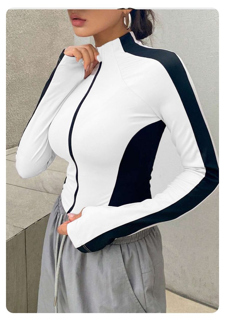 Chaqueta de yoga con cuello al - Fitness & Nutrition Lab Zapopan reseña y precio