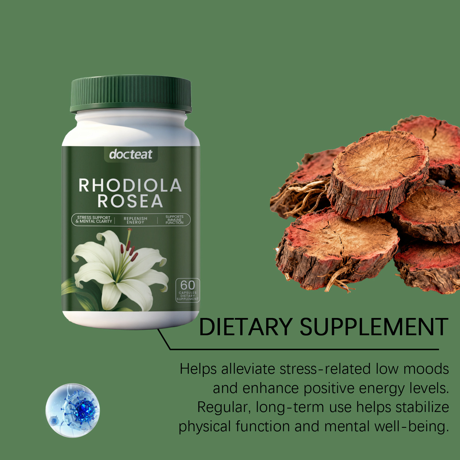 Cápsulas DOCTEAT para la Salud - Nutrition Fitness Supplements reseña y precio