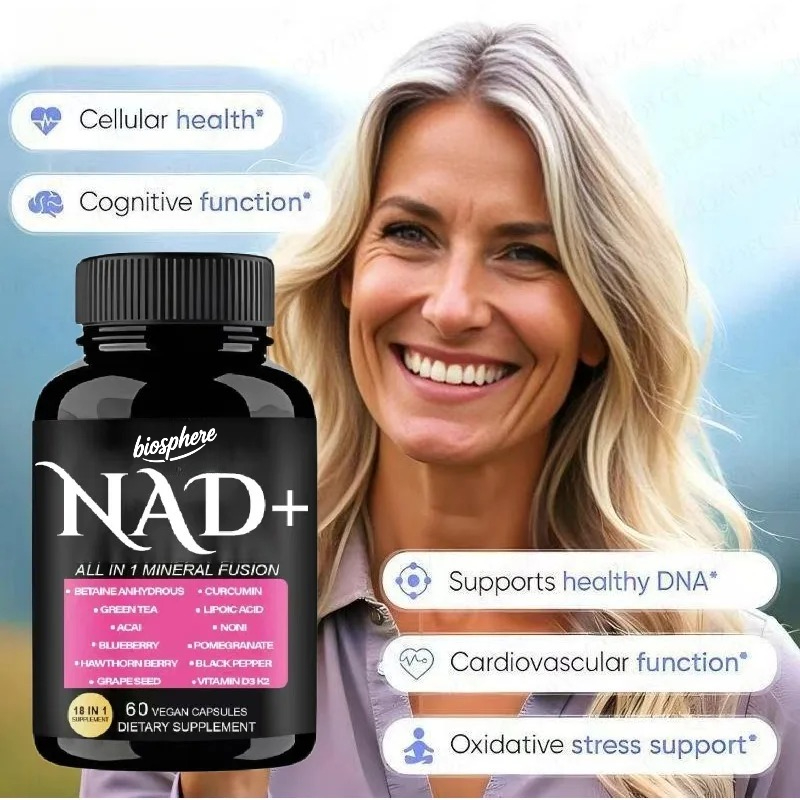 Suplemento NAD con nicotinamid - Resveratrol Capsule Anti Aging reseña y precio