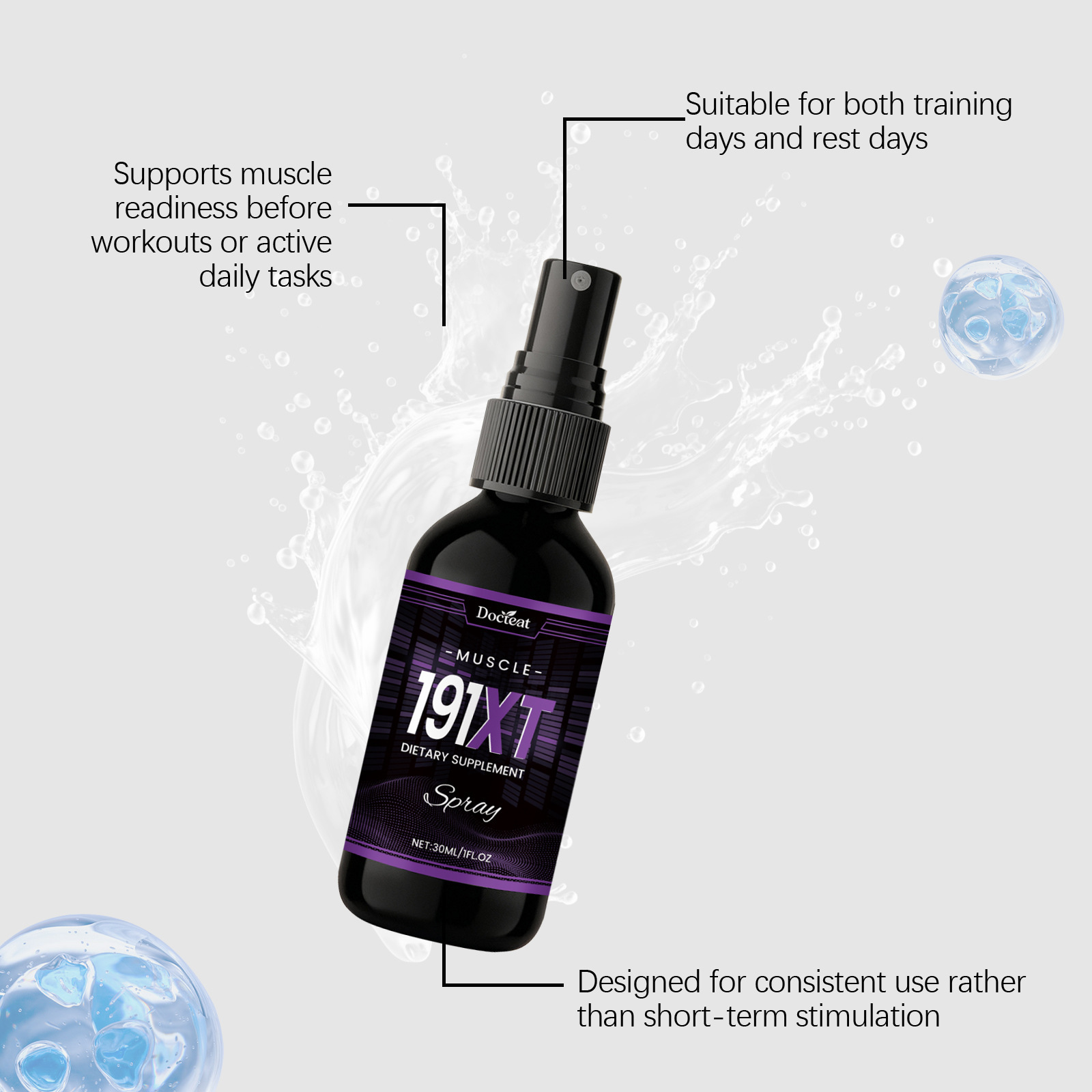 Spray para el Crecimiento Musc - Nutrition Fitness Supplements reseña y precio
