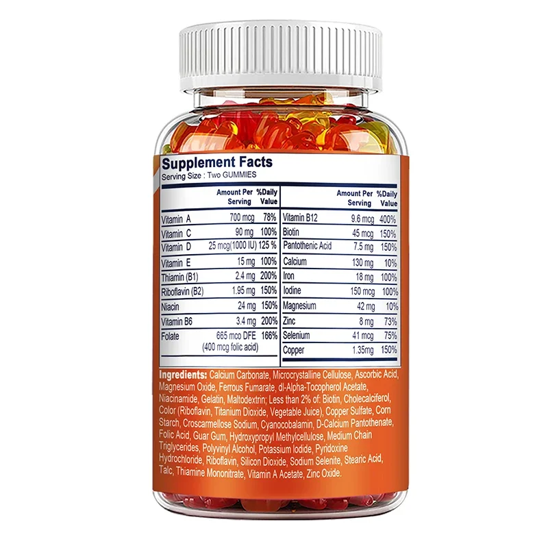 Gomitas Multivitamínicas para  - Multivitamin Gummy Adult reseña y precio
