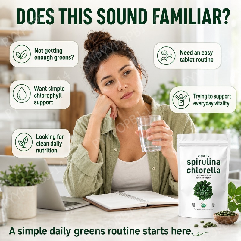 Tabletas de Espirulina y Chlor - Spirulina Tablet Organic reseña y precio