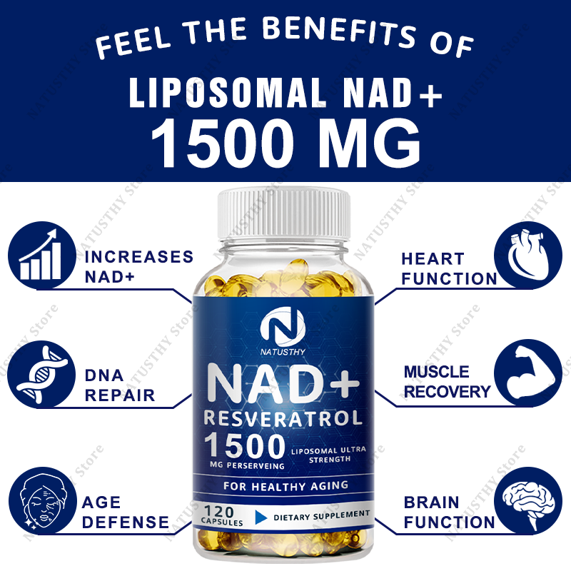 Cápsulas de NAD - Suplementos  - Resveratrol Capsule Anti Aging reseña y precio